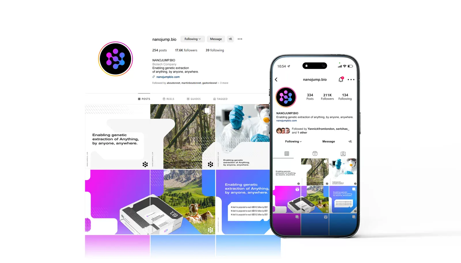 Nanojump Bio - Brand Identity